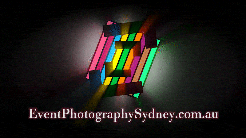 Event Photography Sydney Logo Light Animation